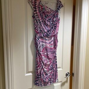 Chic Geometric Print Dress